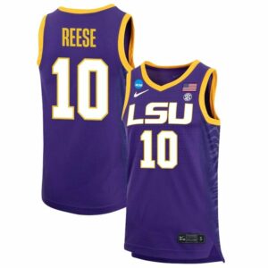 Angel Reese Jersey LSU Tigers Basketball 2023 NCAA College Purple #10