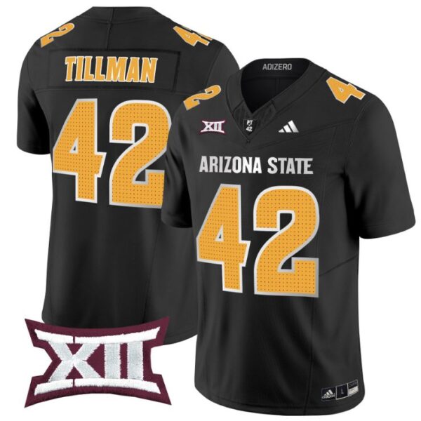 Men's Pat Tillman Jersey #42 Arizona State Sun Devils 2024 Vapor Limited Black