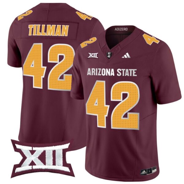 Men's Pat Tillman Jersey #42 Arizona State Sun Devils 2024 Vapor Limited Maroon
