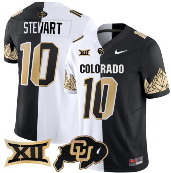 Men's Kordell Stewart Jersey #10 Colorado Buffaloes Vapor Limited Football Stripeout