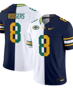 Aaron Rodgers Jersey #8 California Golden Bears Split Vapor Limited Football