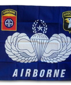Airborne - 3"X5" Polyester Flag