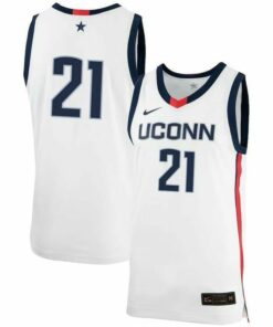 Adama Sanogo Jersey UConn Huskies College Basketball No Name White #21