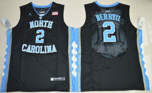 North Carolina Tar Heels #2 Joel Berry II NCAA Basketball Jersey Black