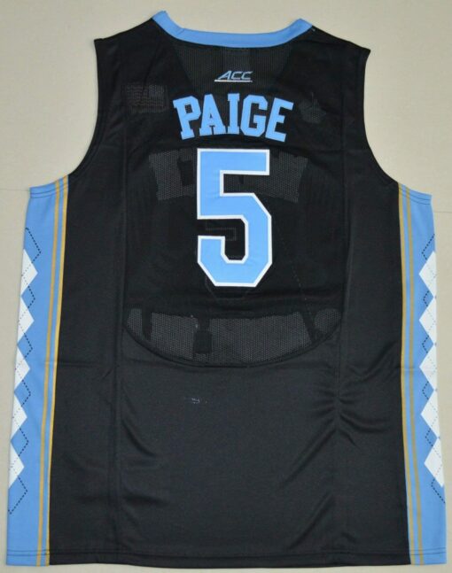 North Carolina Tar Heels #5 Marcus Paige NCAA Basketball Jersey Black