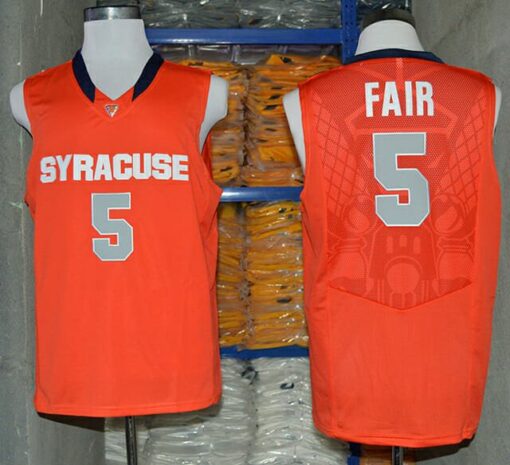 Syracuse #5 C.J Fair NCAA Basketball Jersey Orange