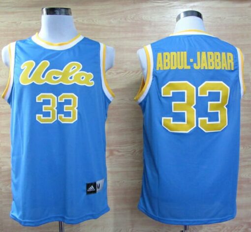UCLA Bruins #33 Kareem Abdul-Jabbar NCAA Basketball Jersey Blue