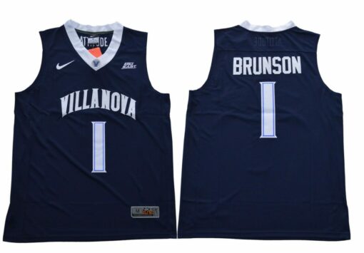Villanova Wildcats #1 Brunson NCAA Basketball Jersey