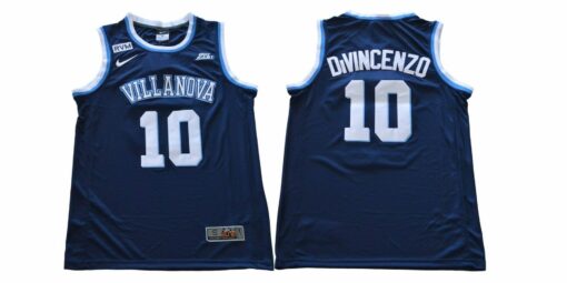 Villanova Wildcats #10 DIVINCENZO NCAA Basketball Jersey Dark Blue
